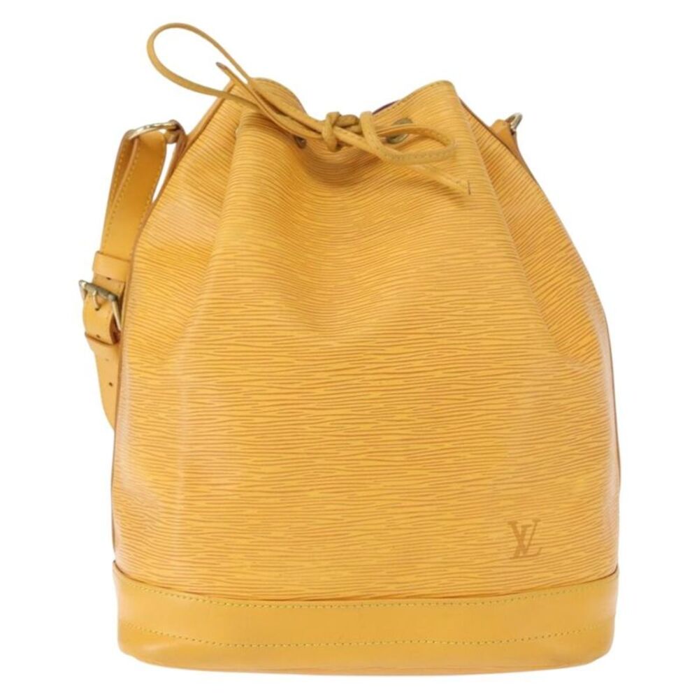 Louis Vuitton Noe Epi Leather Yellow Leather Handbag
